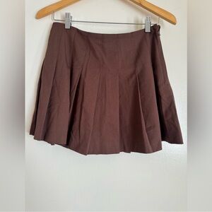 H&M Chocolate Brown Mini Skirt US 6